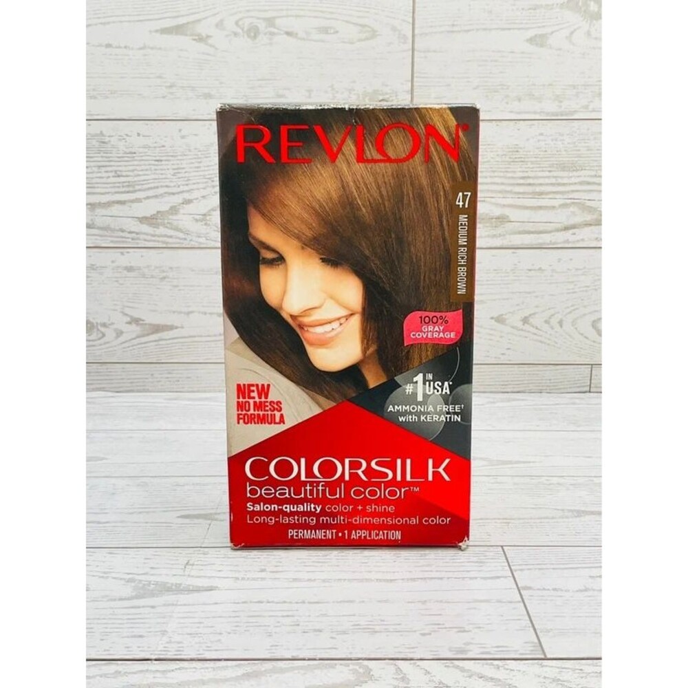 Revlon Colorsilk Permanent Hair Color 47 Medium Rich Brown